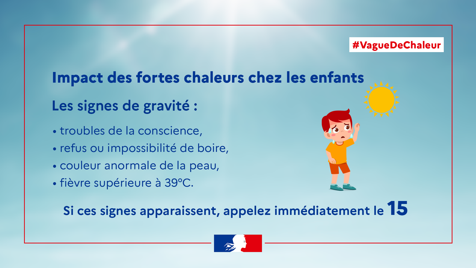 Conseils chaleurs enfants 2023