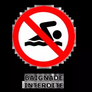 baignade interdite