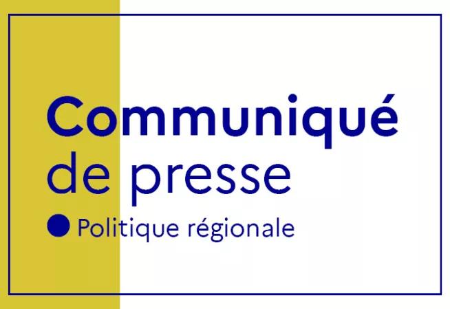 Communiqué de presse Politique régionale