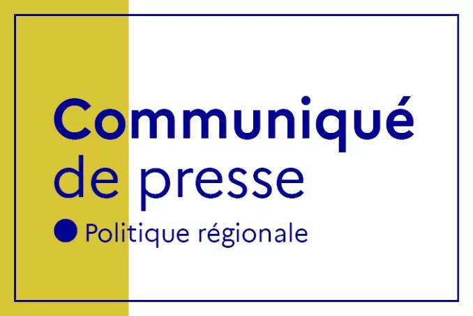 Communiqué de presse Politique régionale